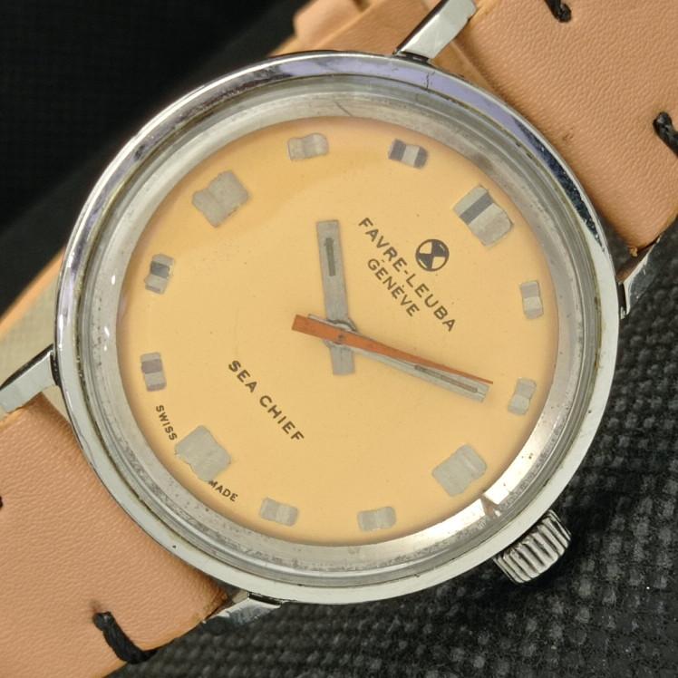 

Б/У FAVRE LEUBA SEA CHIEF 253 ШВЕЙЦАРСКИЕ МУЖСКИЕ ЧАСЫ a314510-1 Sku606-a314510