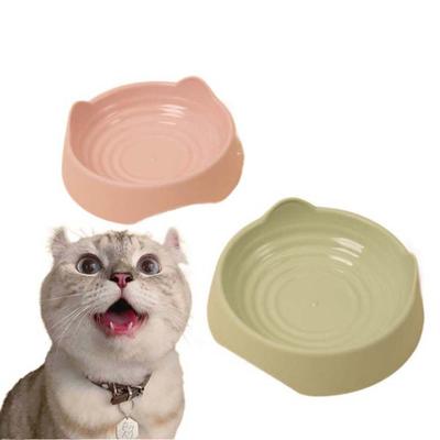 Evcil Hayvan Mama Kabı Köpek Kedi Su Besleme Kabı Dayanıklı Plastik Dik Kulak Dişli Evcil Hayvan Mama Kabı