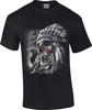 Chief Warpaint Skull T-Shirt Indian Native American Warrior Headdress Tee