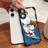 Cute S-Snoopys Dog Line Phone Case for Samsung Galaxy A57 A56 A55 A54 A53 A52 A37 A36 A16 A06 4G 5G Anti-drop Transparent Cover
