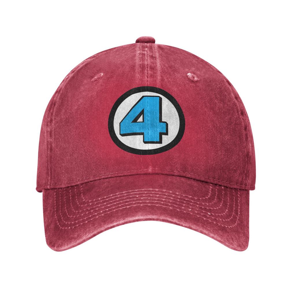 Fantastic Four 4 Logo Merch Baseball Cap Men Women Fashion  Caps Hat Adjustable Trucker Hats Snapback Cap