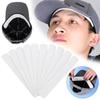 10Pcs Perspiration Disposable Hat Sweat Pad Deodorants Sweat Absorbent Strip  Summer Outdoor Travel