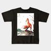 Boys Girls Soft Cotton Graphic Tees Fox Breathable Daily School Wear Kids T-Shirts