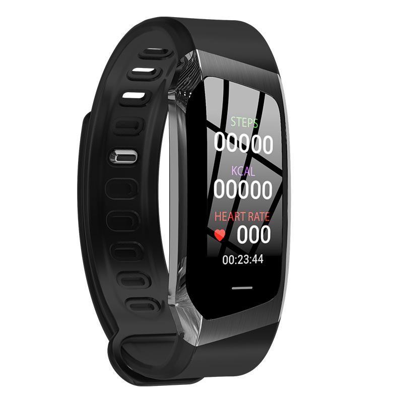 E18 Smart Waterproof Sports Bracelet: Heart Rate, Pedometer & Blood Pressure Monitor for Adults & Children.