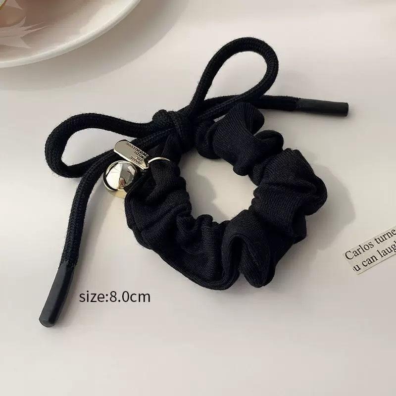 New Trendy Pink Bow Tie Hair Rings Sweet Large Elastic Rubber Bands High Horsetsil Hair Bands For Women Girls Hair Accessories Gifts