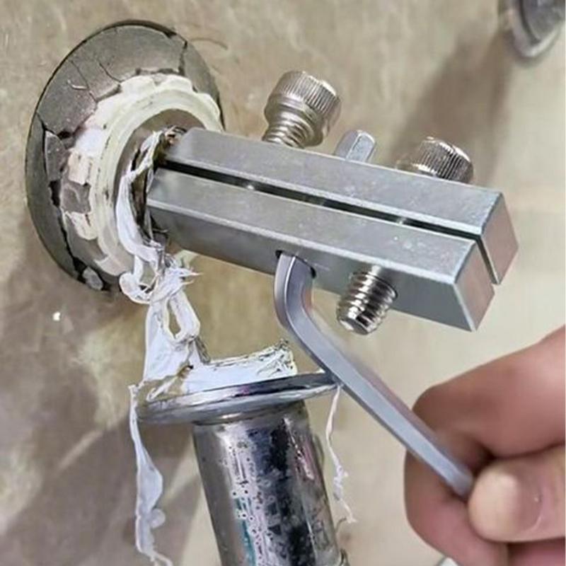 Wasserhahn-Extraktor 4/6 Multifunktionaler Rohr-Extraktor Nagelzieher für Spreizgewinde Sanitär Haushalts-Sprenger Wasser