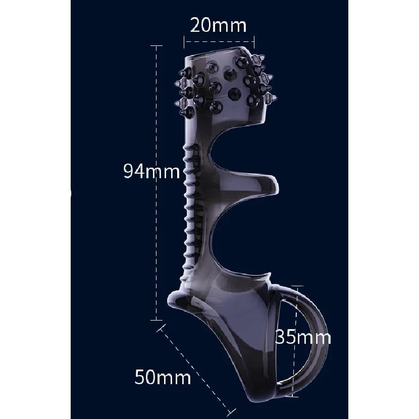 Silicone Reusable Bondage Delayed Ejaculation Penis Rooster Chastity Set Sex Toys For Men Stimulate Women Clitoris Sex Products