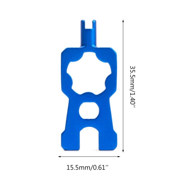 Multifunctional 4 IN 1 Bicycle for Valve Wrench Schrader/Presta for Valve Core Disassembly Installation Tools for MTB Ro