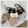 Trendy Bow Shoulder Bag for Women, Handbag, Casual Underarm Bag, Daily Commuting Bags, PU Leather, Banquet Bag, Business