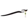 1PC Elegant Lotus Wood Hair Stick with Tassel, Traditional Chinese Hair Accessory, Charming Hairpin for Women's Updos