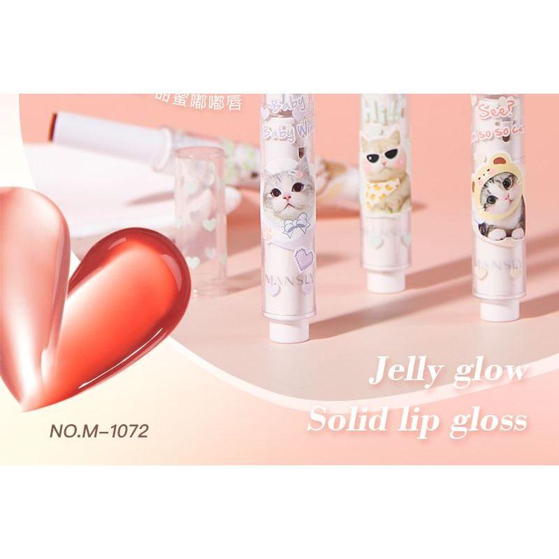 MANSLY - Cat Jelly Glossy Lipstick - 4 Colors