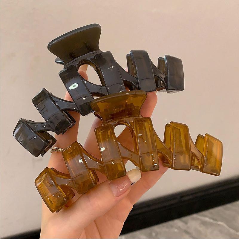 Large Hair Clip Barrette Banana for Hair Buckle for Hairpins for A Woman Japanese Accessories Hair Claw Clamps Ladies JZ081