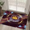 West Ham United Football Design Crystal Velvet Carpet Cozy Non?Slip Printed Rug For Bedroom Living Room Entrance