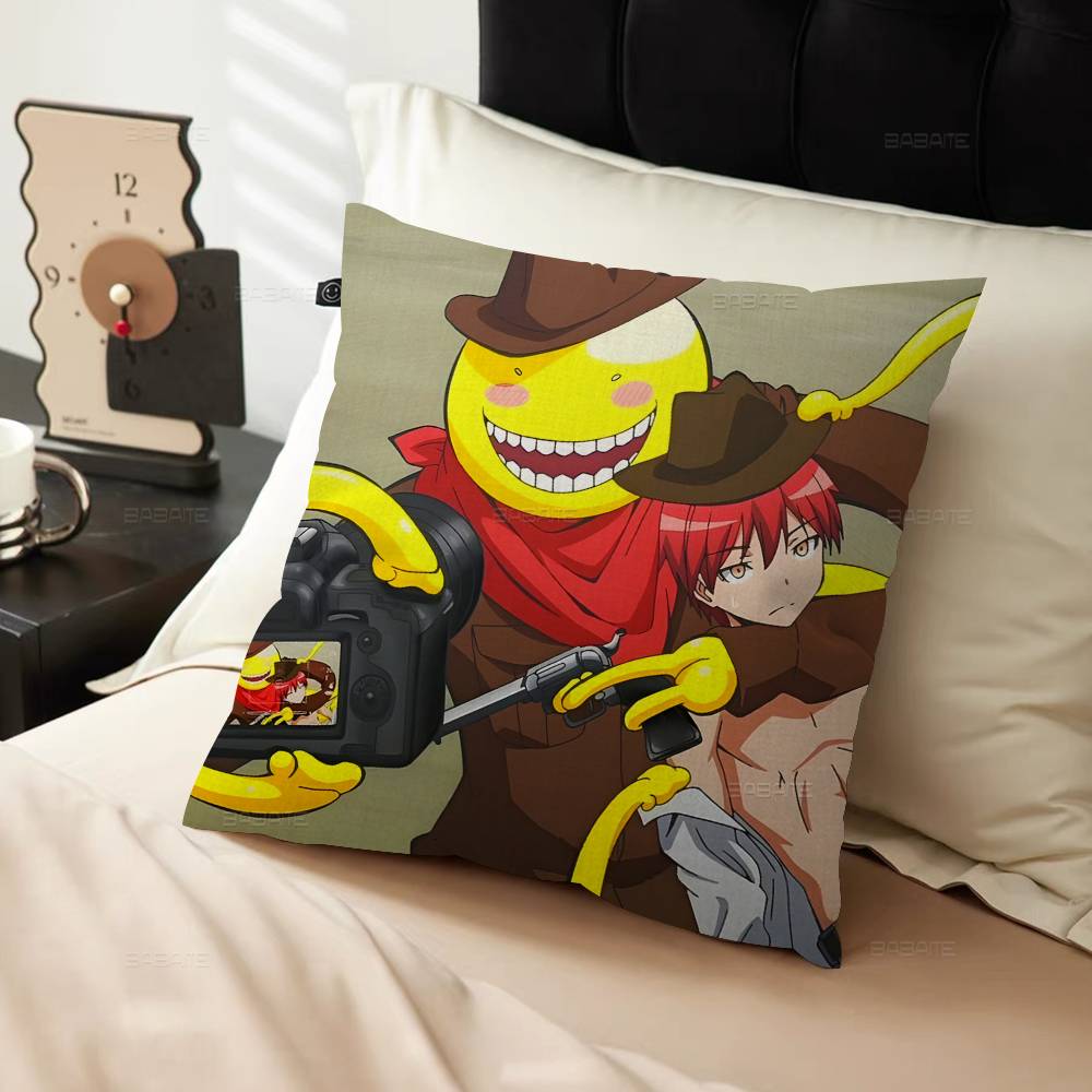 A-Anime-Assassination-Classroom Dark-Whimsical Cushion Cover Car Throw Pillow Case For Sofa Car Christmas Gift 40x40cm 45x45cm