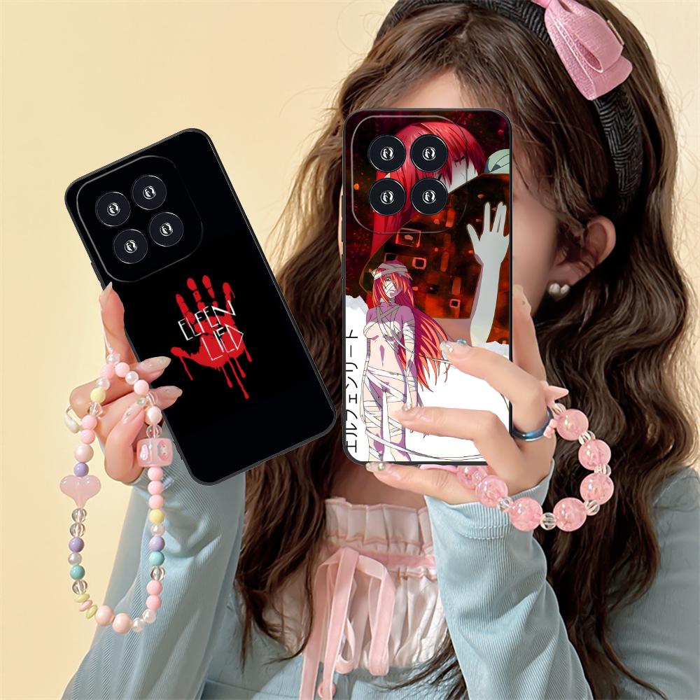 Elfen Lied Lucy Phone Case for Xiaomi 15 14 13 12 Mi 11 T Ultra Lite Pro S X 5G Colour Printing Cellphones Pretty Smartphone