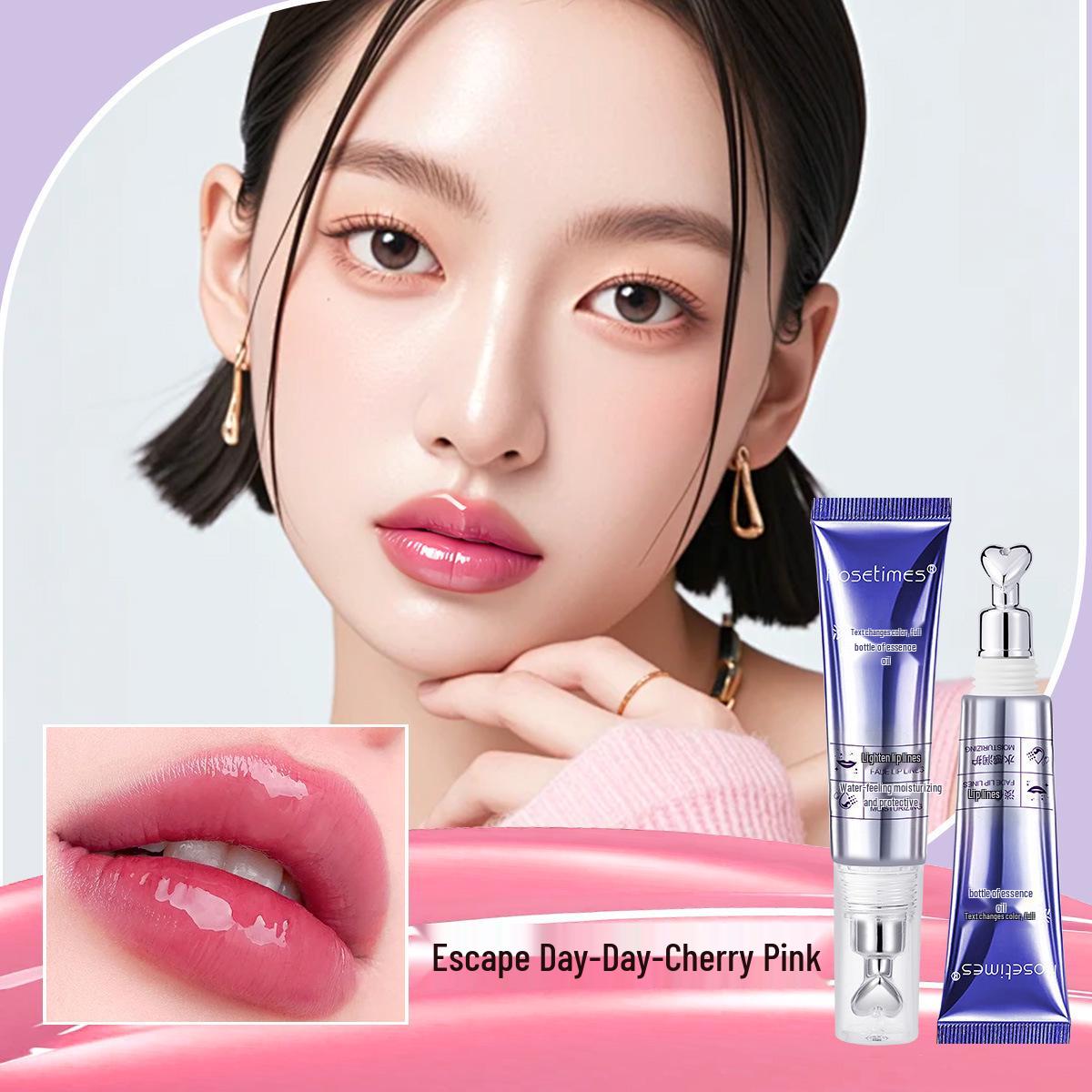 10ml Moisturizing Color-Changing Lip Serum: Wrinkle-Lighting, Nourishing, Plumping Lip Oil Balm