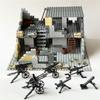 WWII War Ruins MOC Military Building Blocks Set Compatible with Mini Action Figures Educational Kids Toy Gift