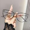 Women Fashion Cat Eye Myopia Glasses Trendy New Clear Lens Eyeglasses for Men Ladies Retro Minus Diopter Eyewear 0-1.0-4.0