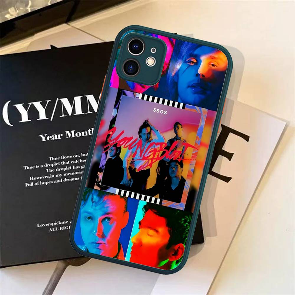 Seconds-of-Summers-5SOS Phone Case For IPhone 16 15 14 13 12 11 Pro Max XS Max X Plus Matte Shockproof Cover