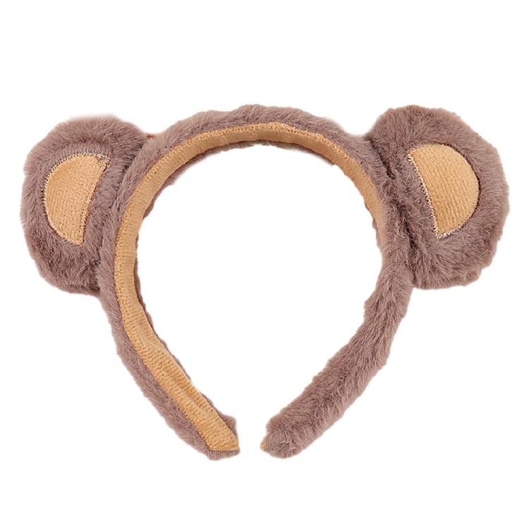 Bear Headbands Hairband Hair Hoop for Women and Girls Plush Hair Accessories