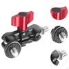 Double Ball Head Rotation Arm Camera Mount Easy To Use Stable Anti-slip Adapter 1/4" Screw for