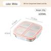 304 Stainless Steel Compartment Lunch Box | Sealed for Portion Control | Office & Microwave Safe