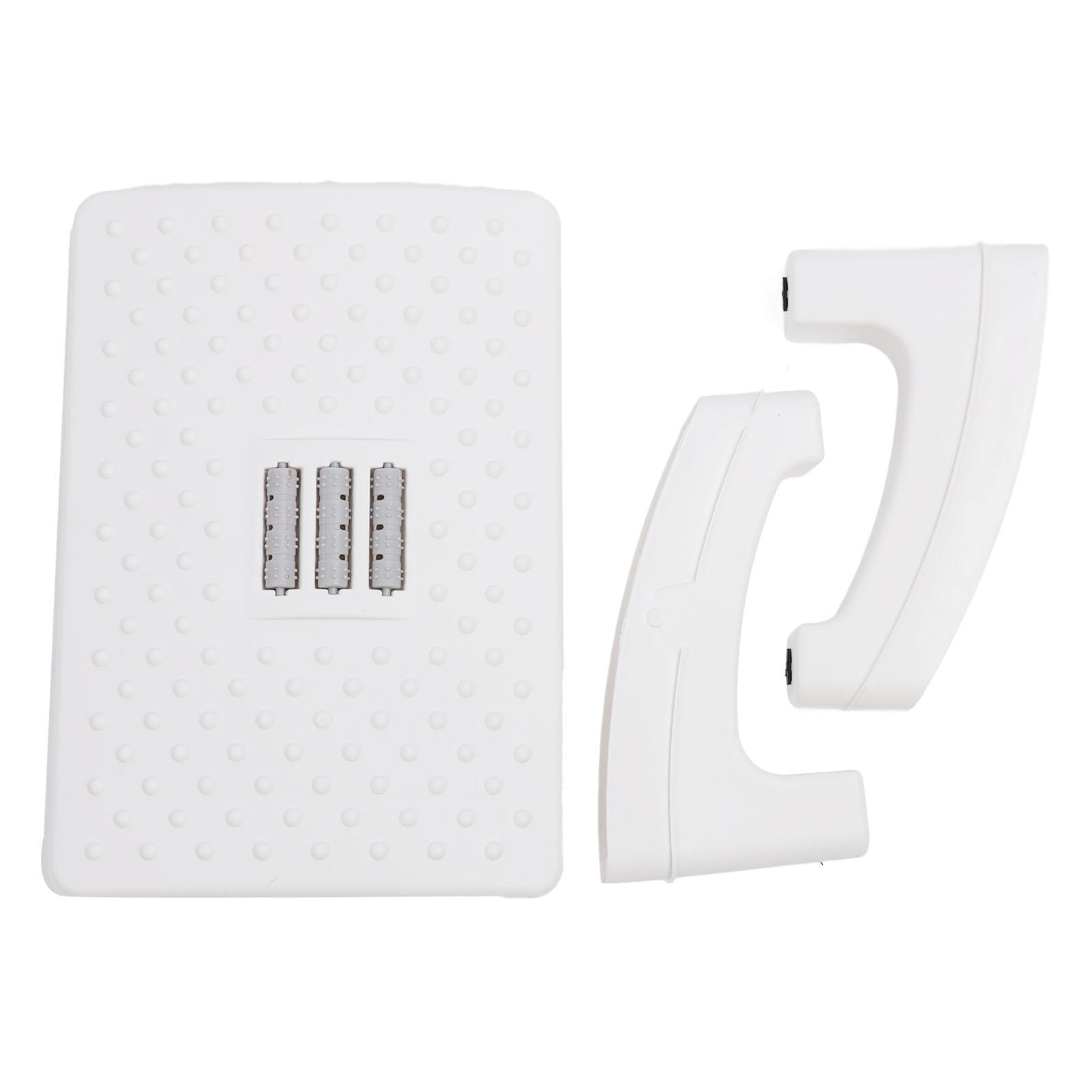 

Подставка для ног, удобная подставка для ног под стол, нескользящая подставка для ног с массажным роликом для дома White