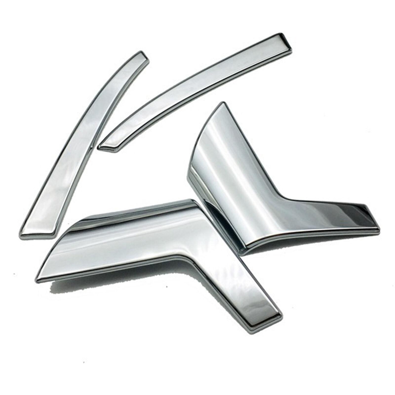 Car Decoration For Toyota Corolla - Chrome Car Rearview Side Mirror Trims Cover Strips Molding Decor Exterior Chrome Silver