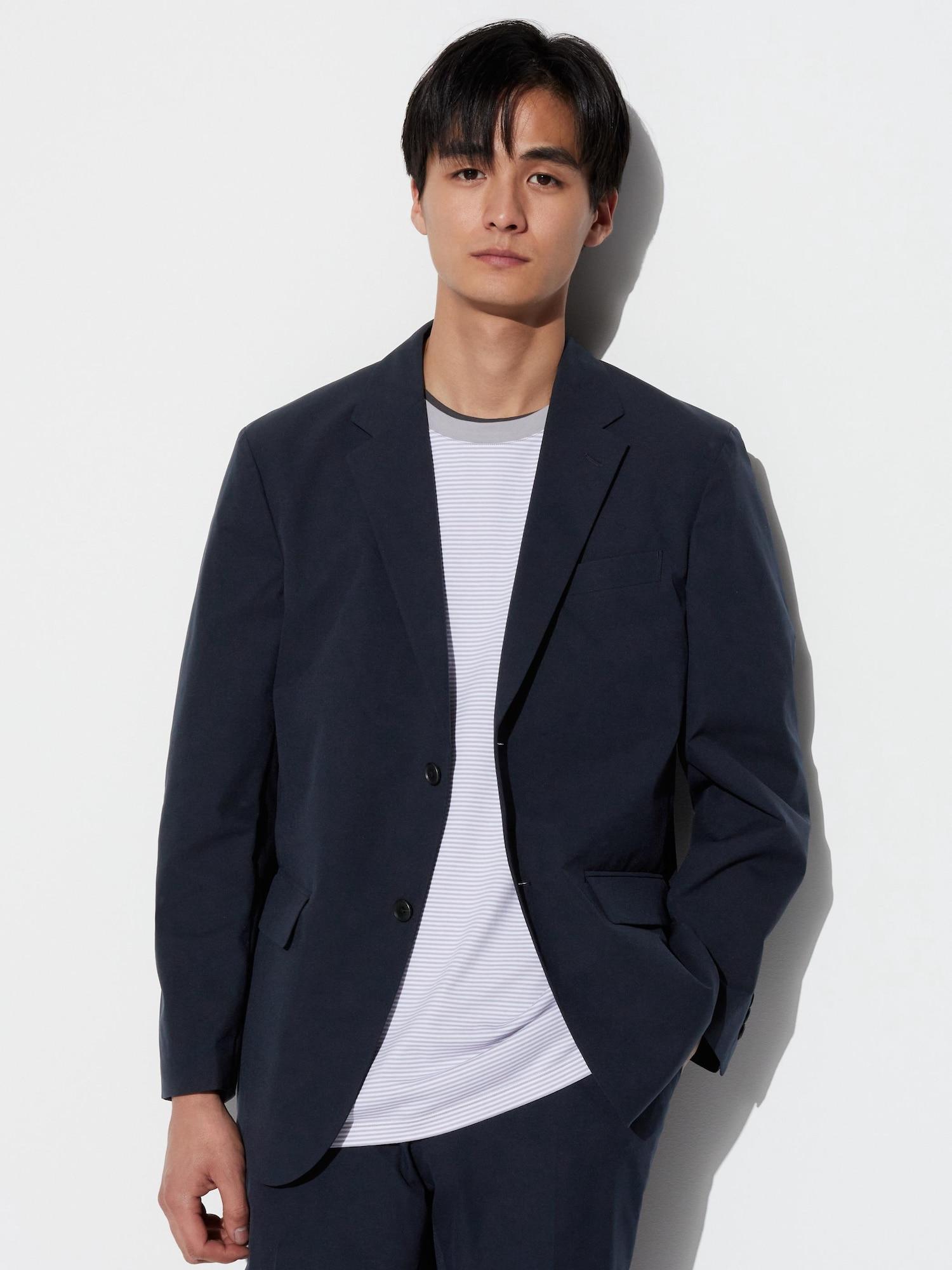 

Uniqlo Japan Impressive Jacket 2 Way Stretch Cotton як рукав Довжина 2 см Коротке плаття Довжина 1 см Коротке можна налаштувати 69 NAVY/L