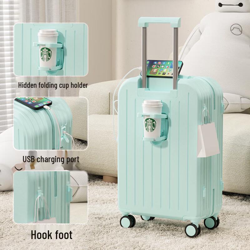 24-Inch ABS&PC Hardside Spinner Suitcase