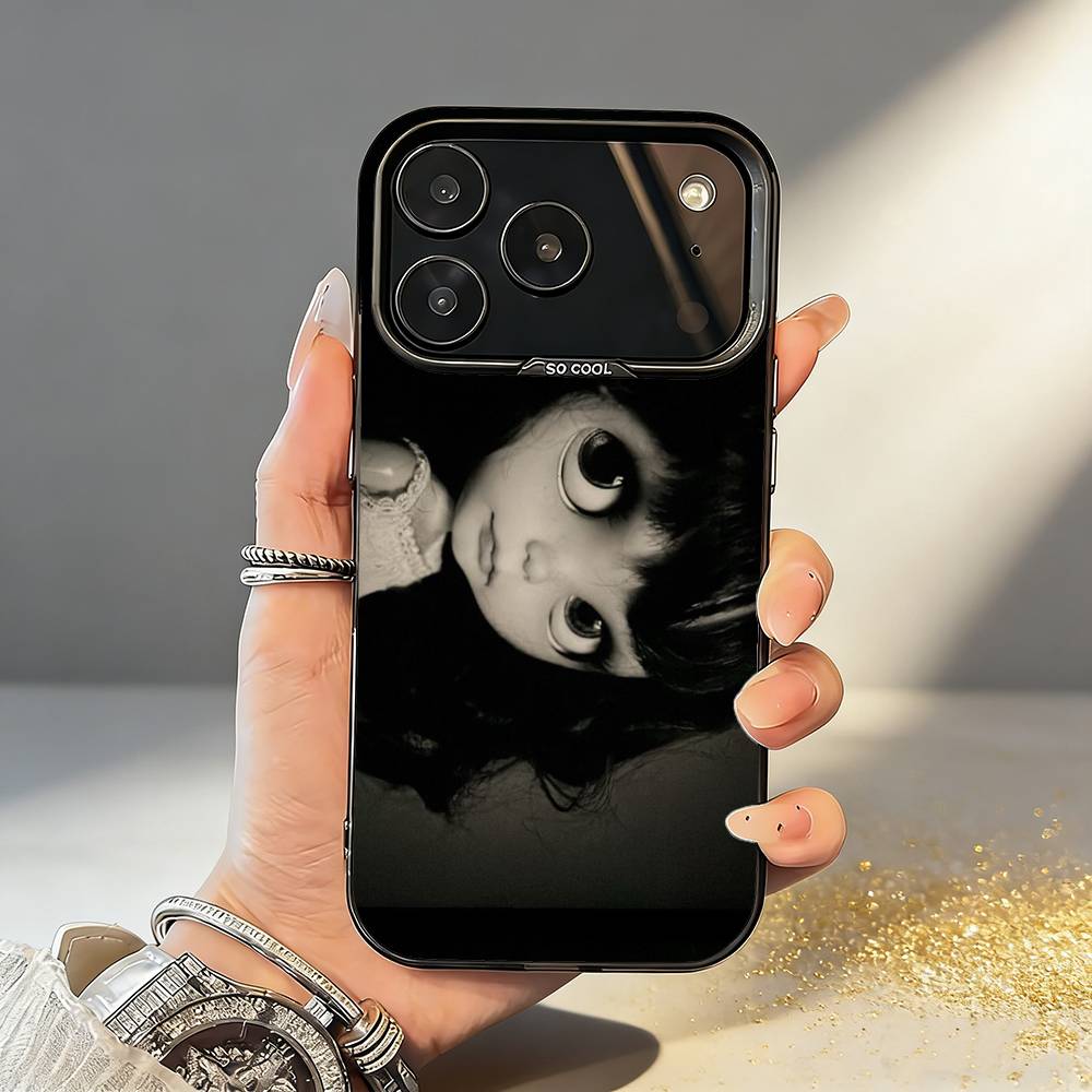 Cute D-Doll B-BlytheS Phone Case For iPhone17,16,15,14,13,12,11,Pro,MAX White Matte Shockproof Cover