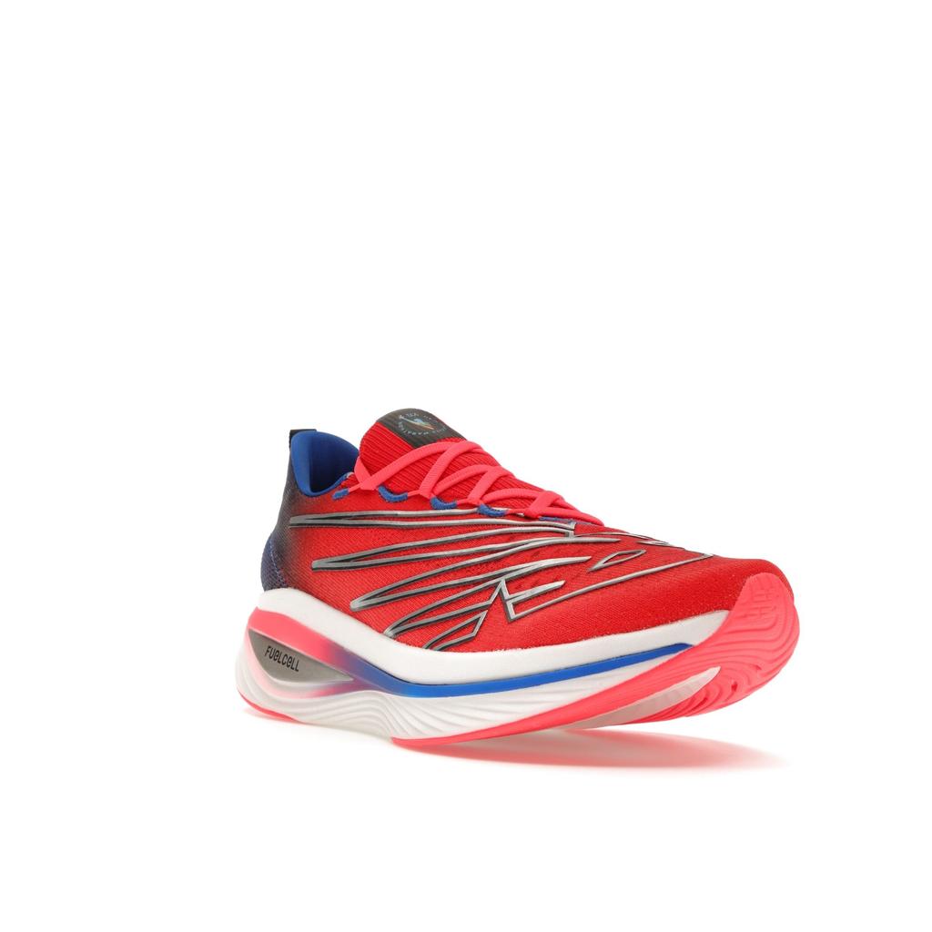 New Balance FuelCell SuperComp Elite V3 TCS NYC Marathon 2022 Men Sneakers Red Electric-Red Cobalt MRCELNY3