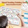 Reusable Training Link Cards Attention Training Color Number Cards  Early Education