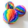 1PC Paper Flower Ball Colorful Honeycomb Ball Festival Wedding Supplies Paper Flower Ball Latte Flower Christmas Background Wall Decoration Supplies