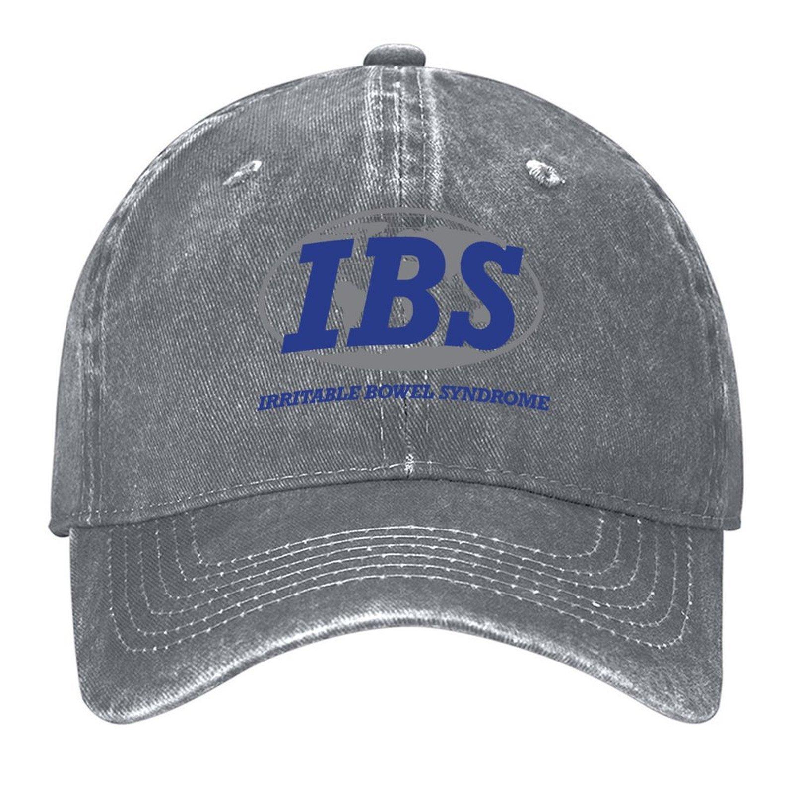 IBS  Irritable Bowel Syndrome blue Baseball Cap Rave Thermal Visor Wild Ball Hat party Hat Elegant Womens Hats Mens
