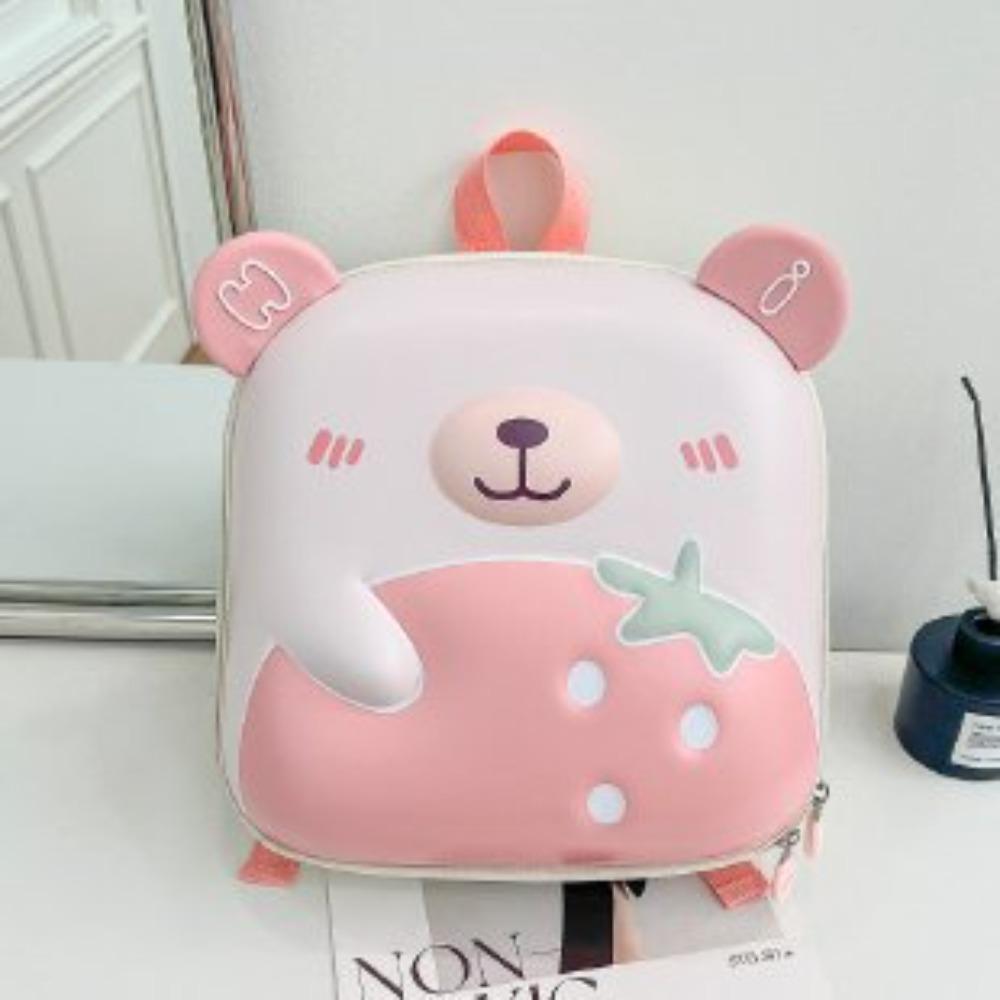 Children s waterproof casual backpack kindergarten Mengbao new backpack cute bear 3D eggshell bag 26*11*27