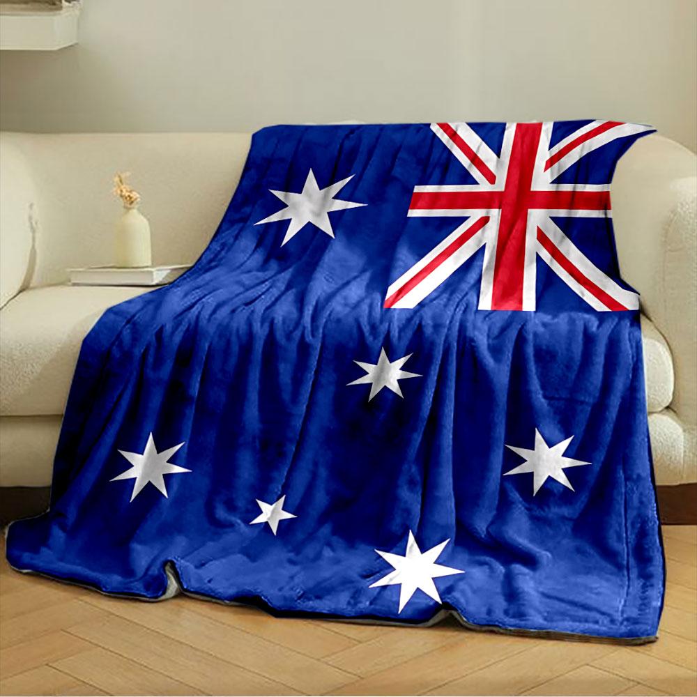 Australian National Flag Design for all seasons blanket lunch break throw gift