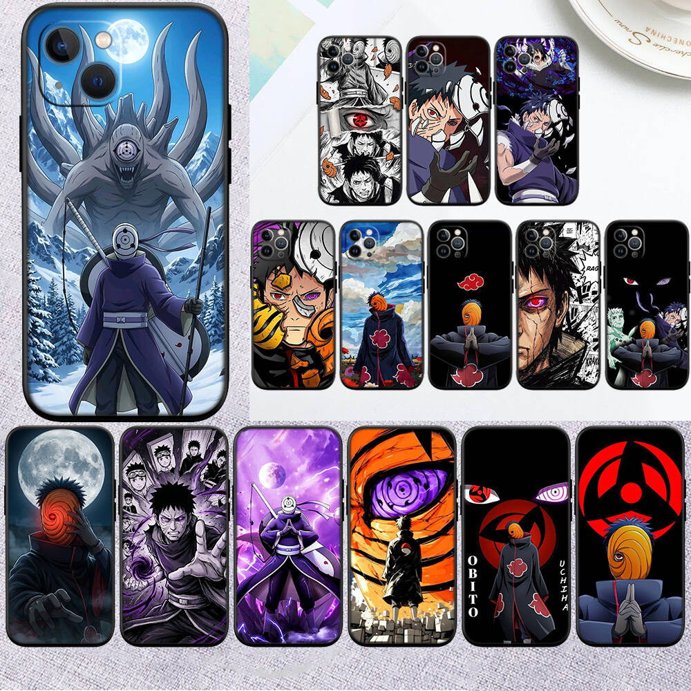 MH151 Uchiha Obito Phone Shell Case for iPhone 7 8 11 12 13 14 15 16 17 16E XS Pro Max XR X SE Air