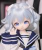 Heat-resistant Wig for Dolls ST202 Loosely Curled Bob Hair Light Blue 13 Doll Compatible Wig Wig Only