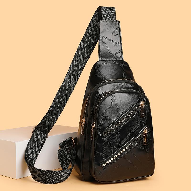 Damentasche für die Brust, Mehrzwecktasche, modische Umhängetasche, großes Fassungsvermögen, schlichtes Spleißdesign, modisch, vielseitig, Nischenprodukt, großes Fassungsvermögen, Umhängetasche