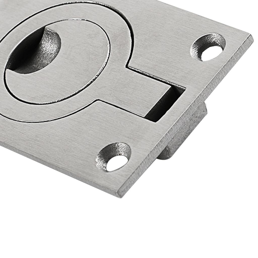 Marine Boat Deck for Hatch Door Knob Handle Flush Pull Slam for Latch Lock Round Ring Handle for Cars Yacht RV