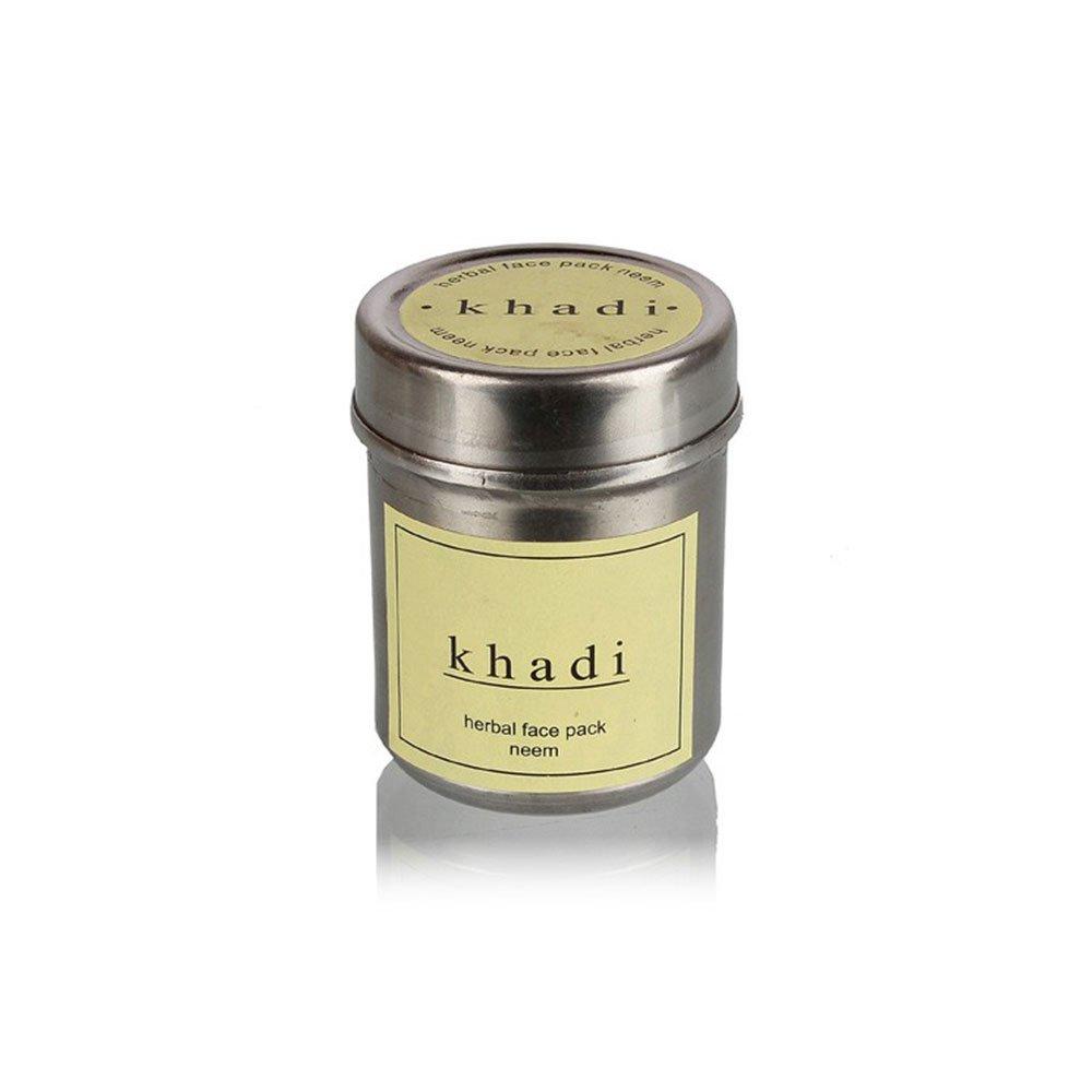 Khadi Natural Neem Face Pack 50g For Glowing Skin Gentle Exfoliating Herbal Skincare Mask