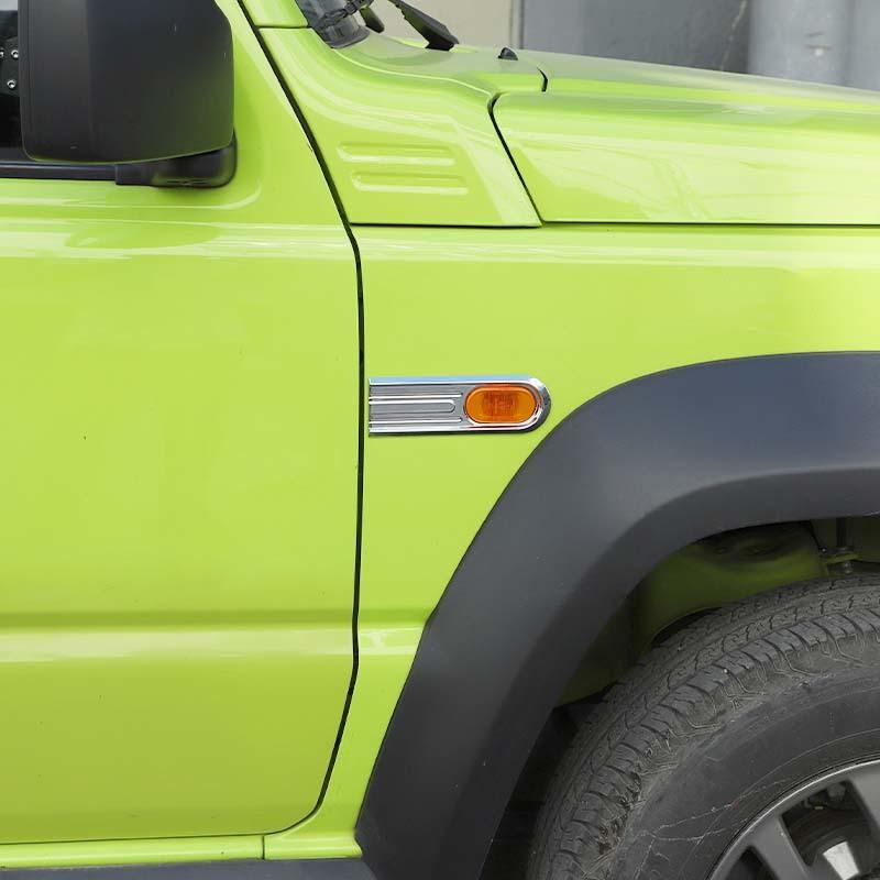 Car Fender Turn Signal Light Lamp Decoration Protective Cover For Suzuki Jimny 2019 Up Car Exterior Accessories