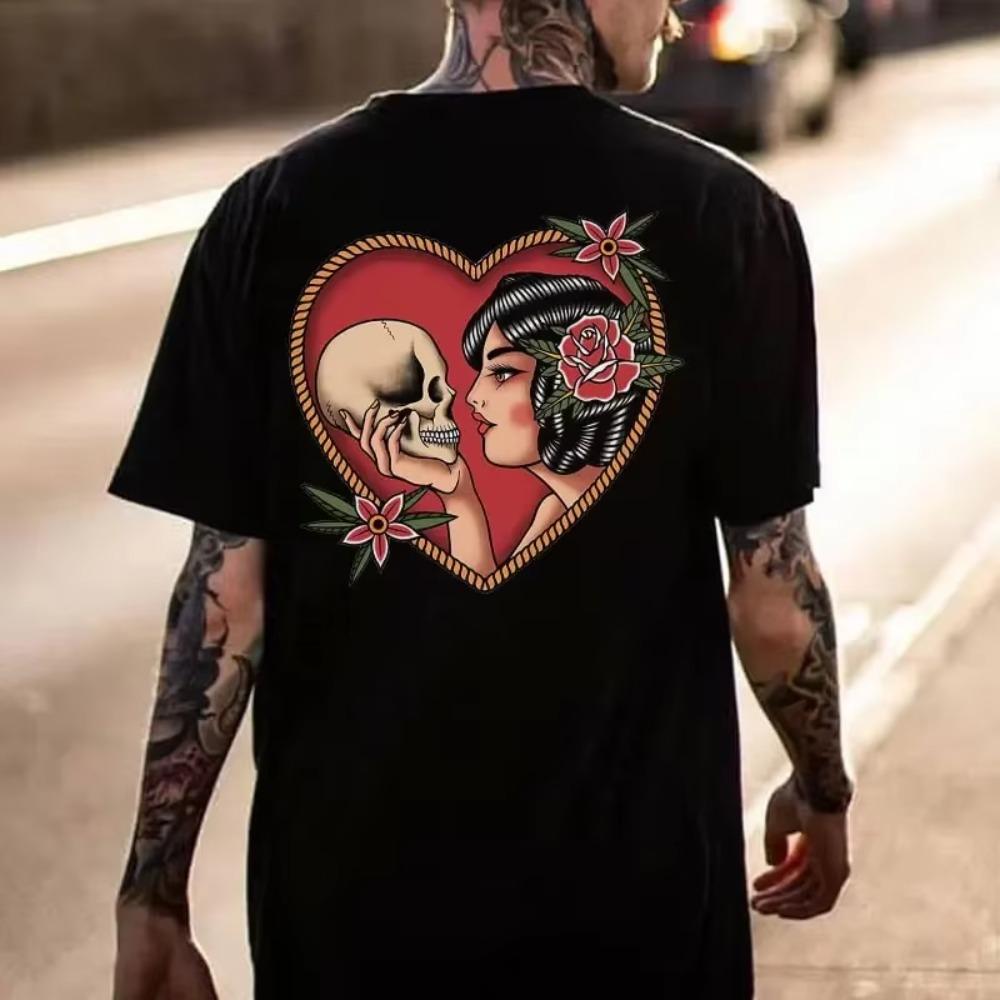 2024 Summer Men's Weird T Shirts Comfortable And Breathable T Shirts Polyester Popular Short Sleeve Round Neck Tees T-Shirt Tops