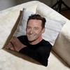 Popular HHugh Jackmanful Cushion Cover Soft Decorative Pillow Case Suitable for Bedroom Sofa Car Travel Use