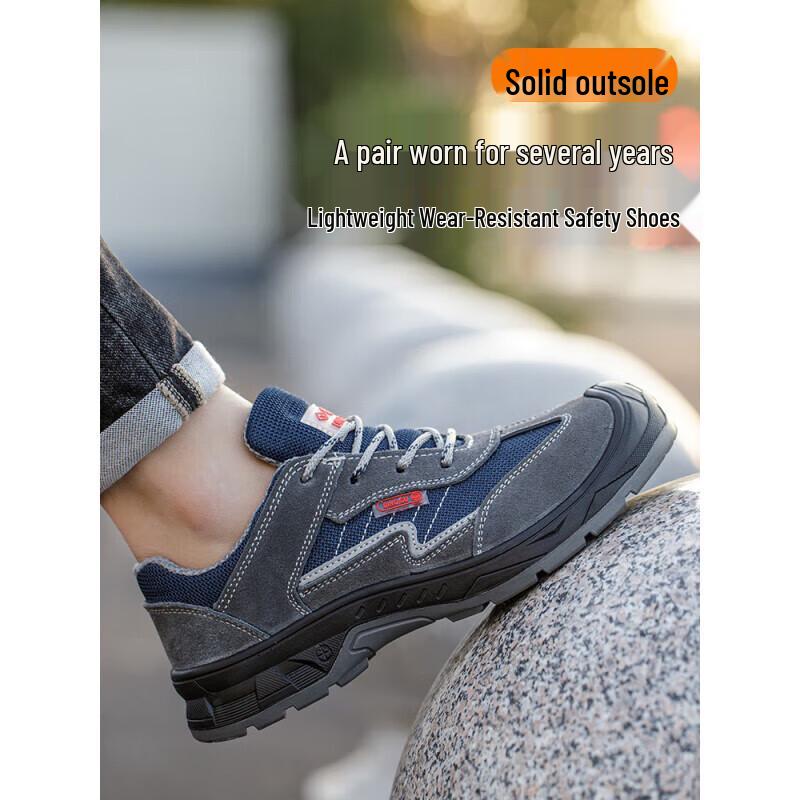 YUE YANG Men s Steel Toe Safety Shoes