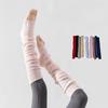 Solid Color Yoga Socks Women's Long Tube Over The Knee Autumn and Winter Warm Leg Guards Pilates Sports Fitness Stockings