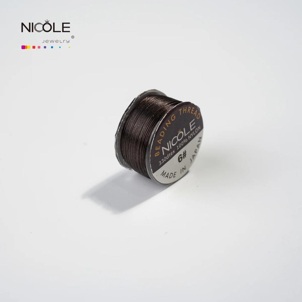 Miyuki %100 Naylon 330 DTEX Boncuk İpi DIY Japonya Boncuk İpi Aksesuarları Bilezikler İçin 46M/Rulo