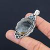 Womens Day Deal 925 Silver Oval Polychrome Jasper Stone Birthday Wedding Pendant