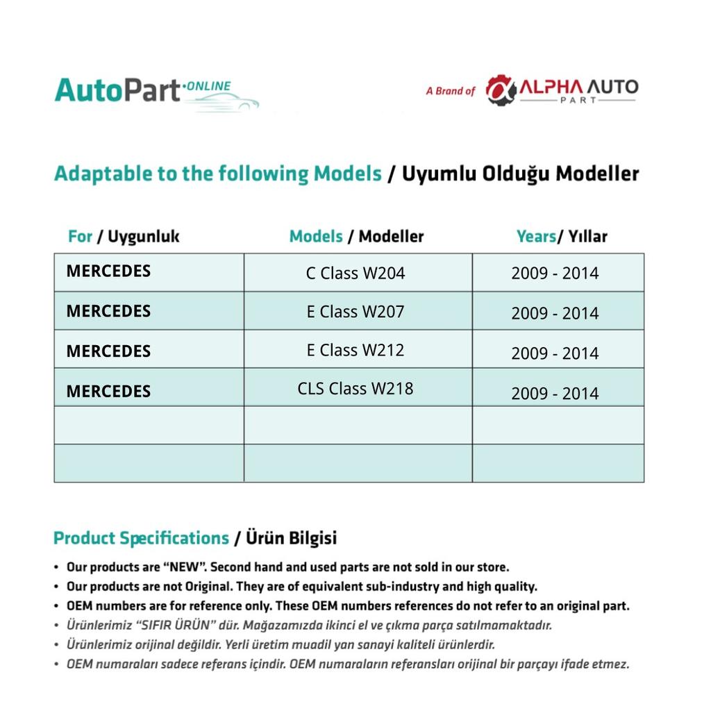 Handbremshebel für Mercedes C-Klasse W204